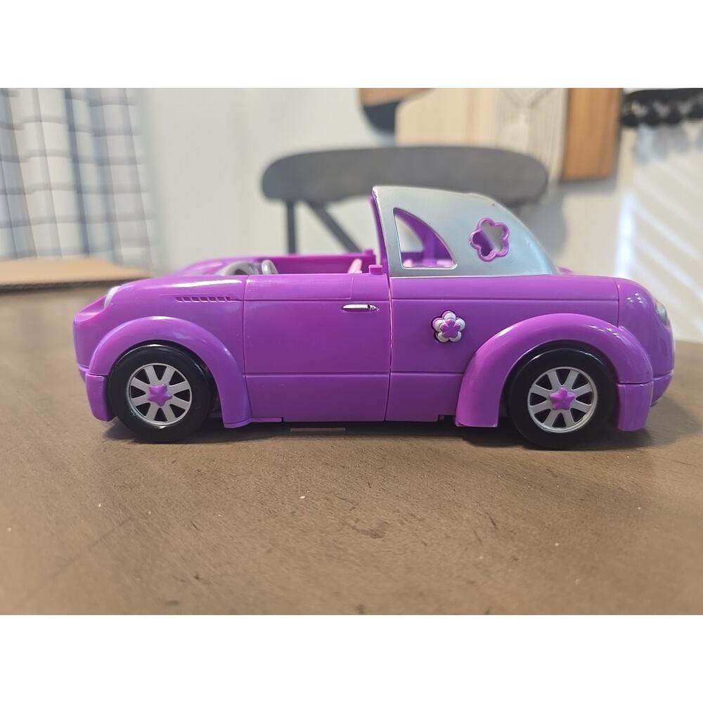 Polly Pocket Rock N Pop Stretch Limo Car Purple Convertible with Sounds Work2002